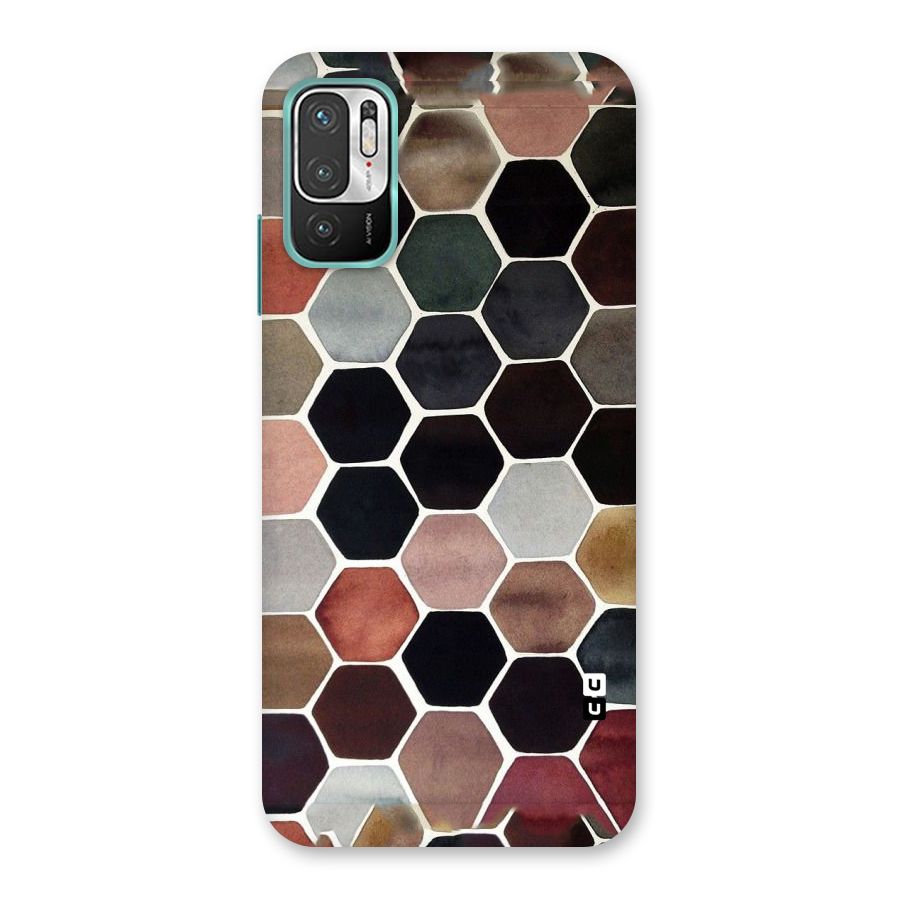 Elite Pastel Hexagons Back Case for Redmi Note 10T 5G