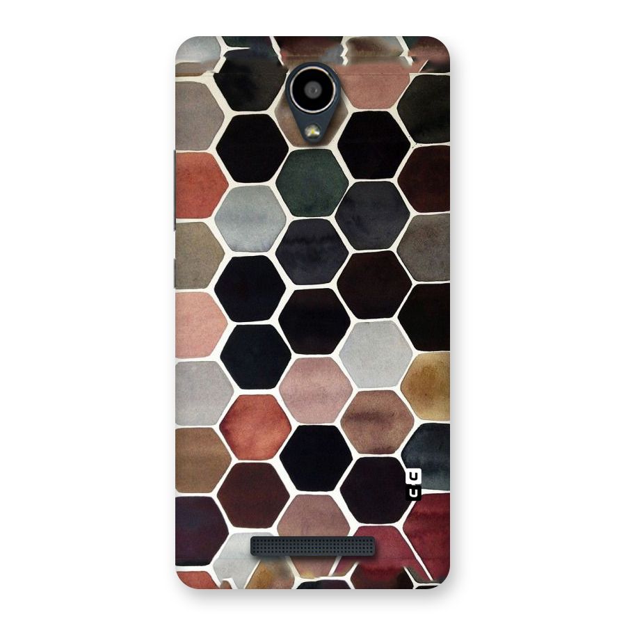 Elite Pastel Hexagons Back Case for Redmi Note 2