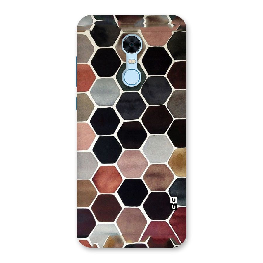 Elite Pastel Hexagons Back Case for Redmi Note 5