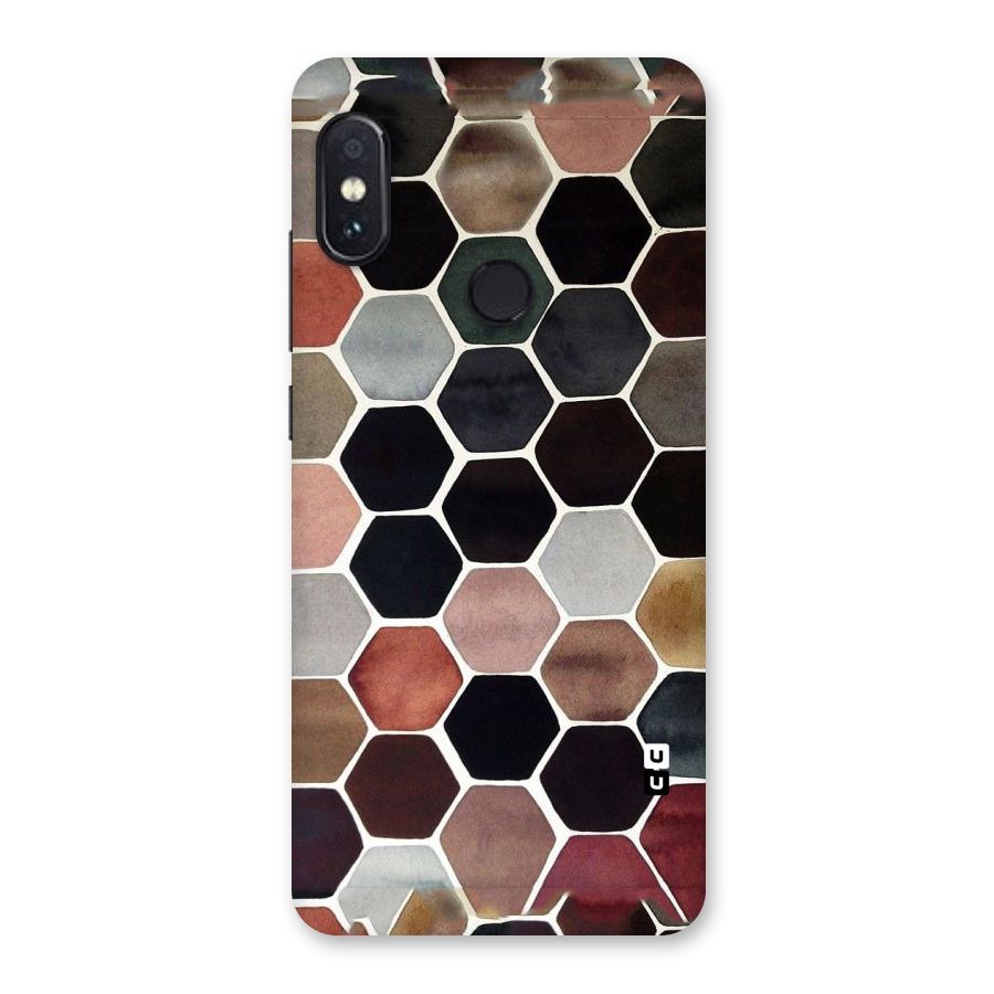 Elite Pastel Hexagons Back Case for Redmi Note 5 Pro
