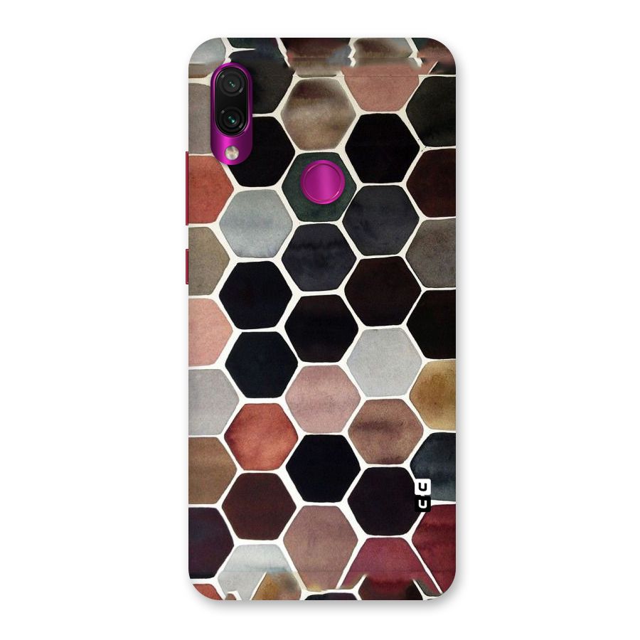 Elite Pastel Hexagons Back Case for Redmi Note 7 Pro