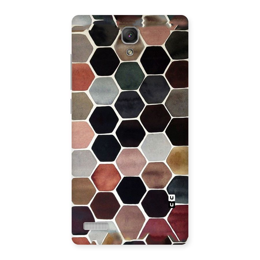 Elite Pastel Hexagons Back Case for Redmi Note Prime