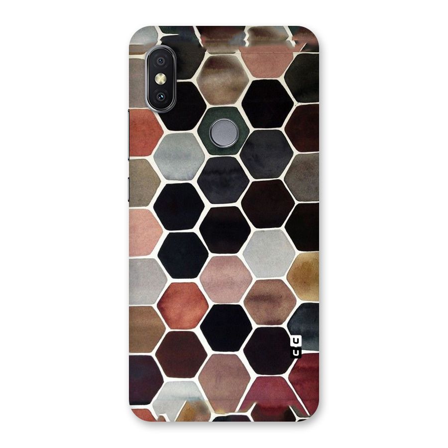 Elite Pastel Hexagons Back Case for Redmi Y2