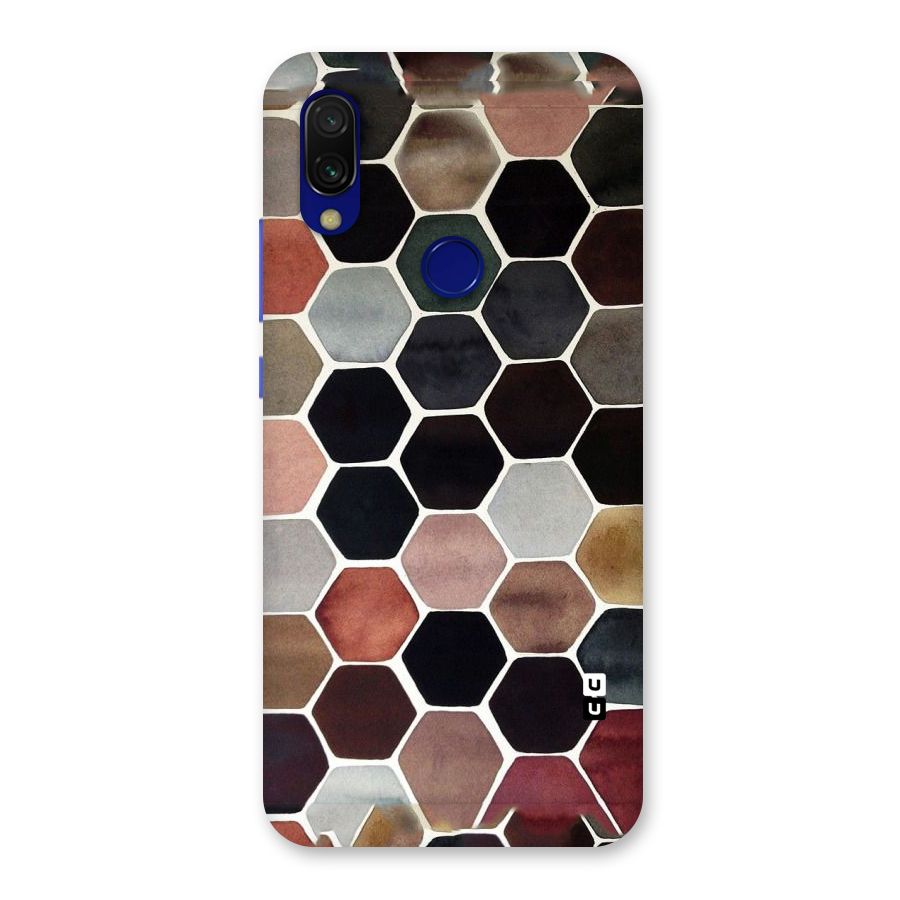 Elite Pastel Hexagons Back Case for Redmi Y3