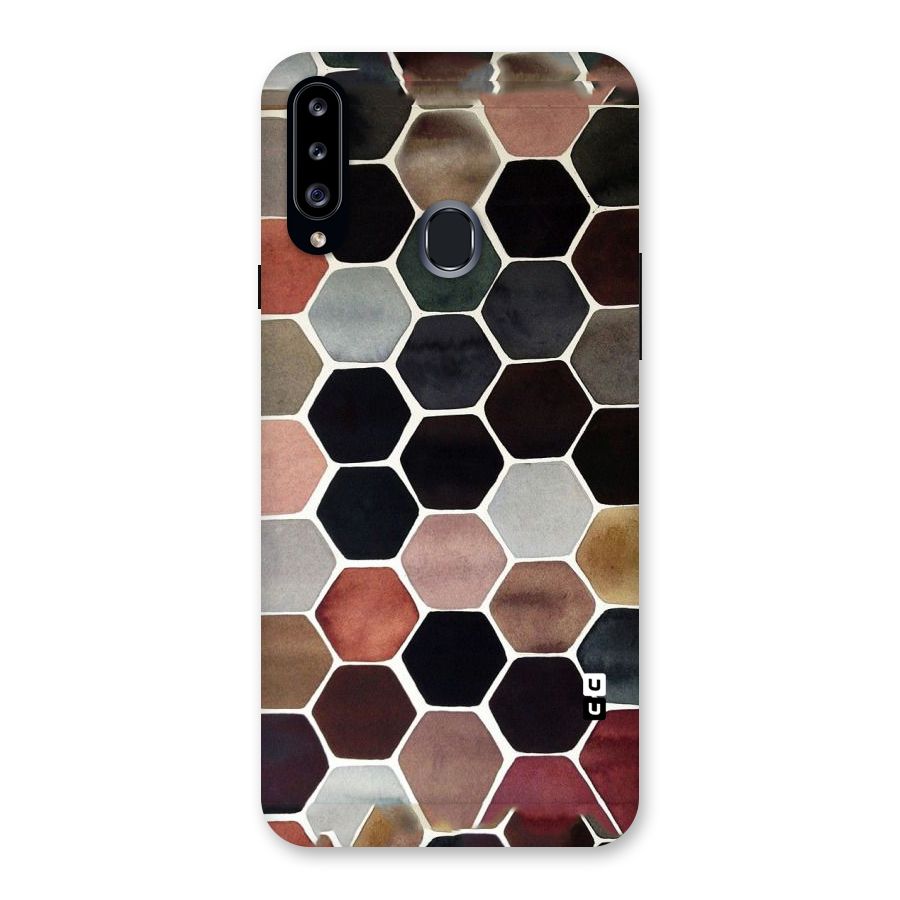 Elite Pastel Hexagons Back Case for Samsung Galaxy A20s