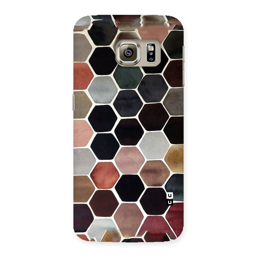 Elite Pastel Hexagons Back Case for Samsung Galaxy S6 Edge