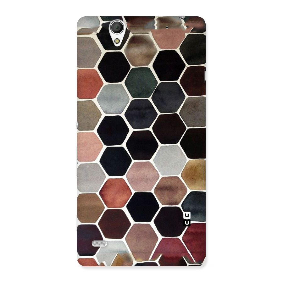 Elite Pastel Hexagons Back Case for Sony Xperia C4
