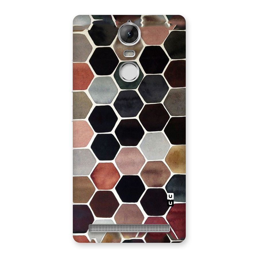Elite Pastel Hexagons Back Case for Vibe K5 Note