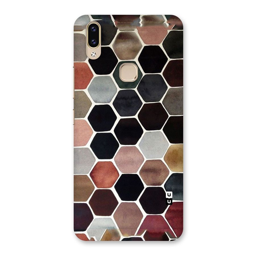 Elite Pastel Hexagons Back Case for Vivo V9 Youth