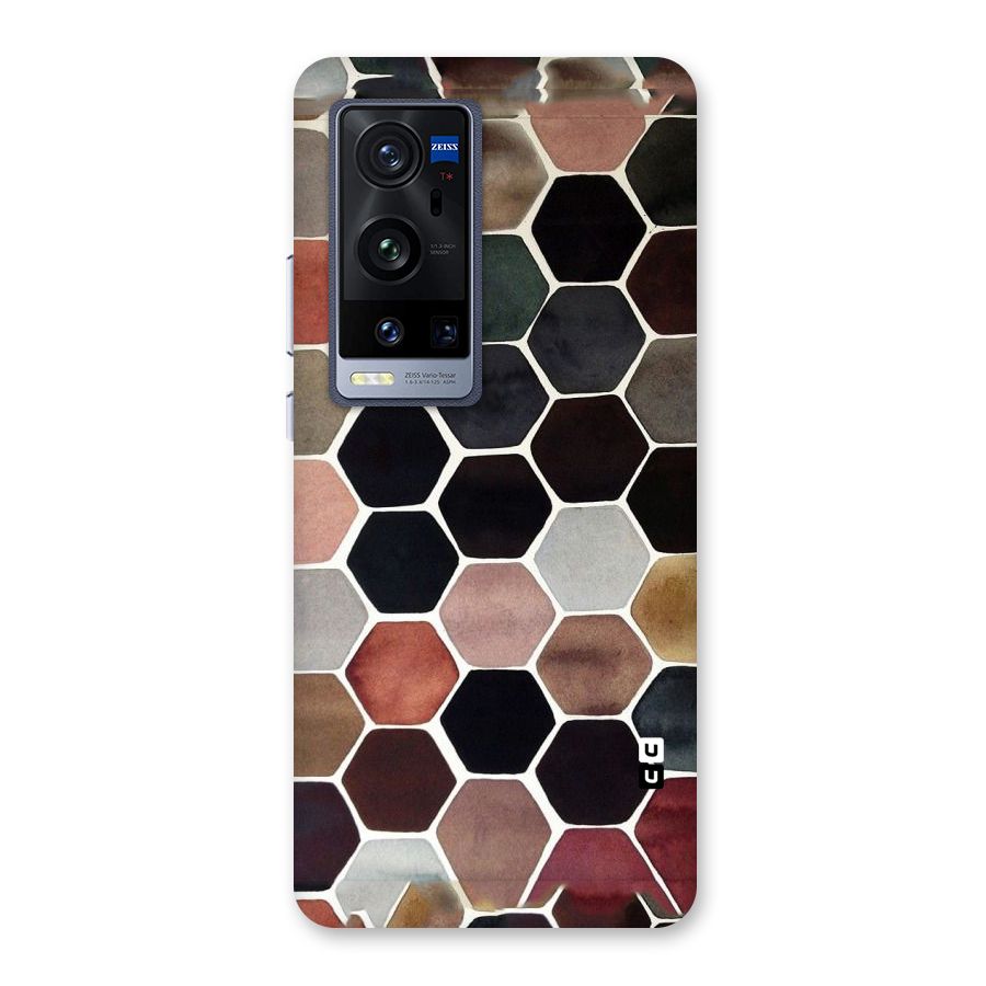 Elite Pastel Hexagons Back Case for Vivo X60 Pro Plus