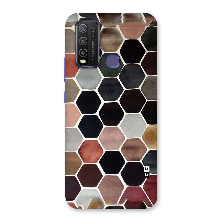 Elite Pastel Hexagons Back Case for Vivo Y50