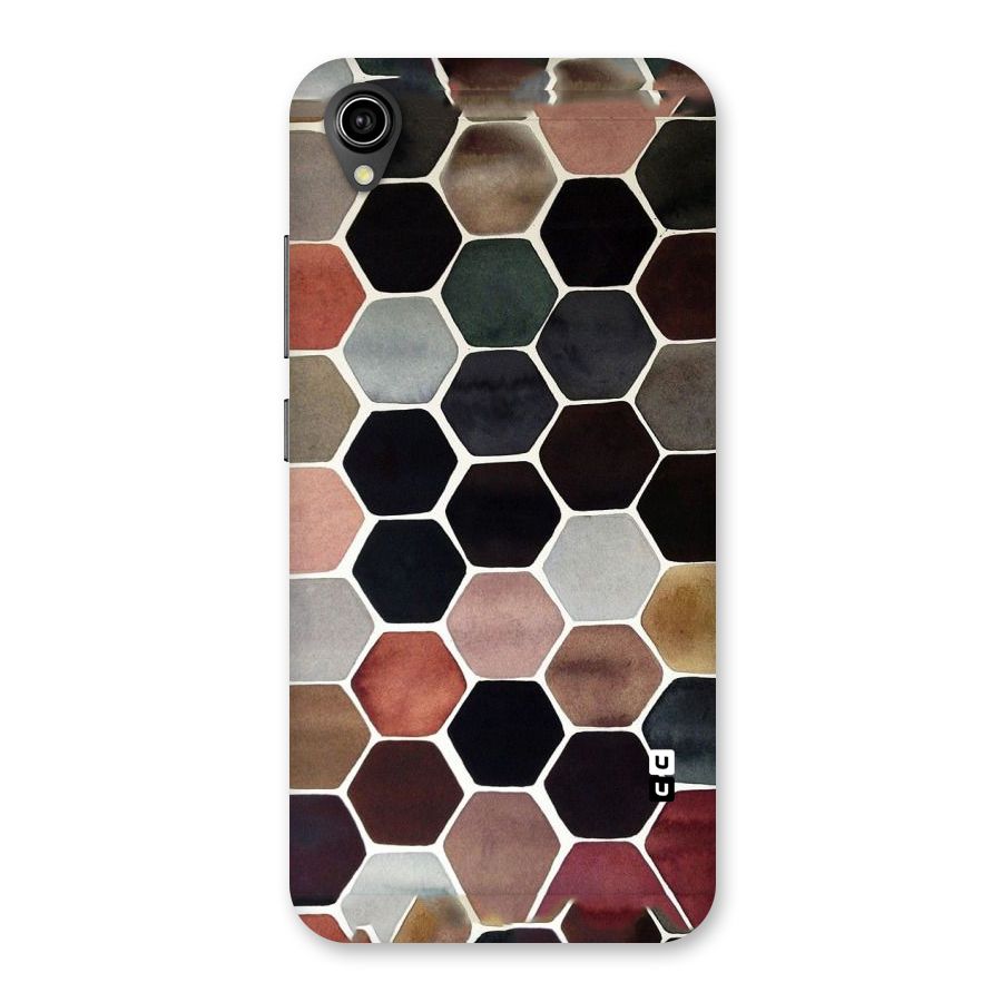 Elite Pastel Hexagons Back Case for Vivo Y90