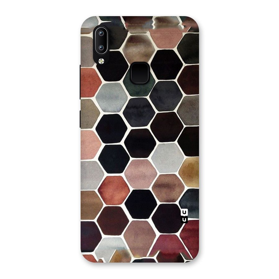 Elite Pastel Hexagons Back Case for Vivo Y93