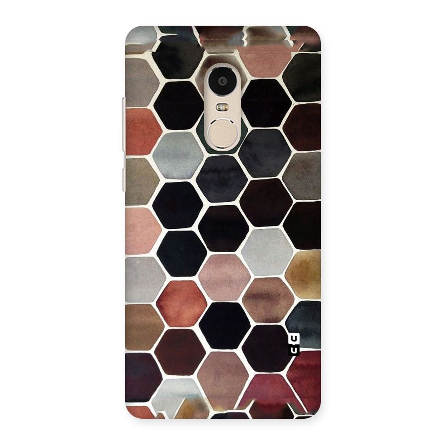 Elite Pastel Hexagons Back Case for Xiaomi Redmi Note 4