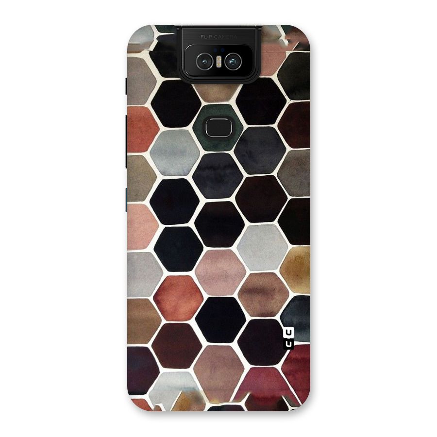 Elite Pastel Hexagons Back Case for Zenfone 6z