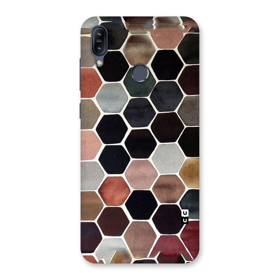 Elite Pastel Hexagons Back Case for Zenfone Max M2