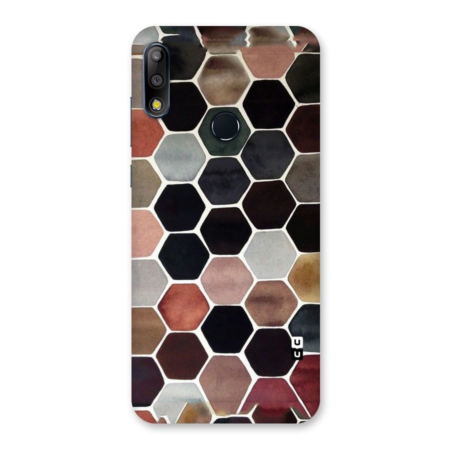 Elite Pastel Hexagons Back Case for Zenfone Max Pro M2