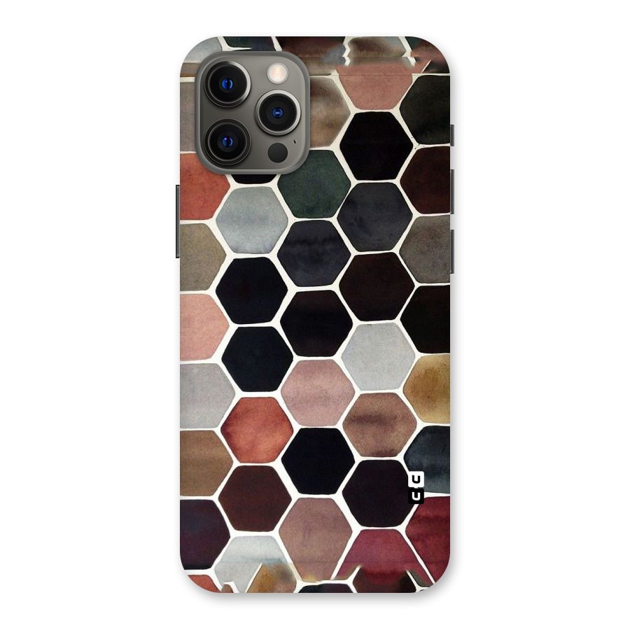 Elite Pastel Hexagons Back Case for iPhone 12 Pro Max