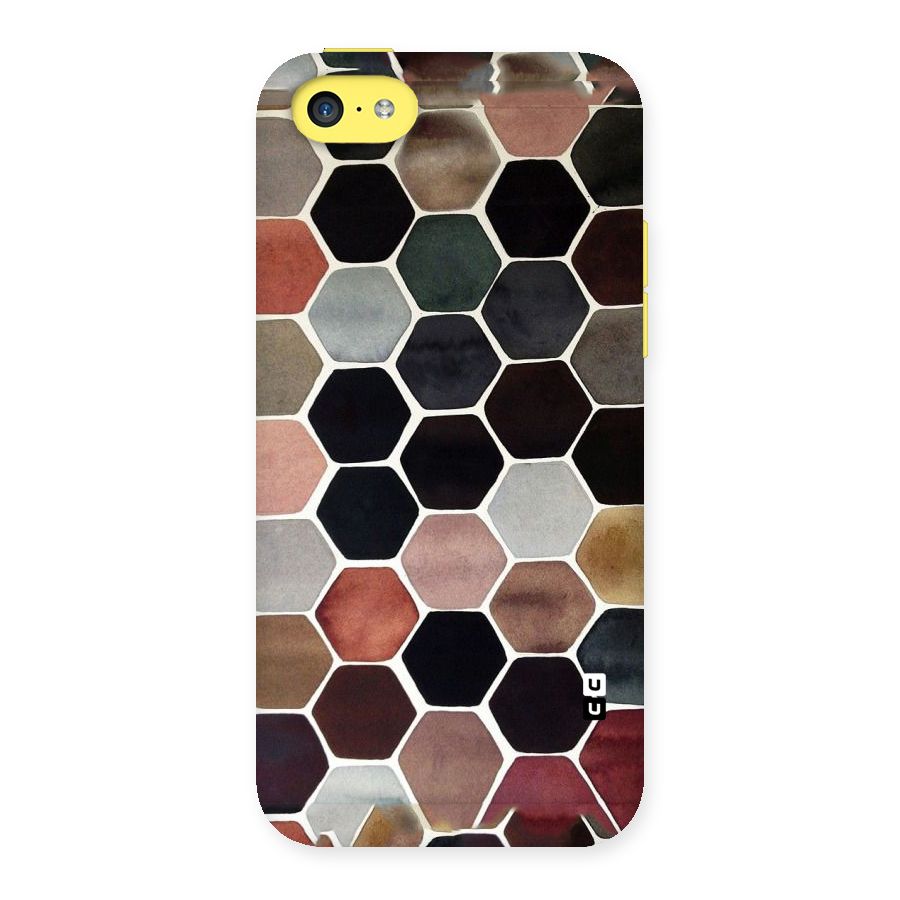 Elite Pastel Hexagons Back Case for iPhone 5C