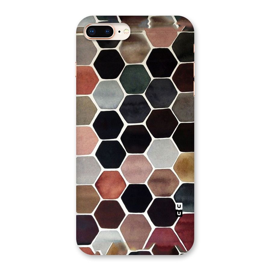 Elite Pastel Hexagons Back Case for iPhone 8 Plus