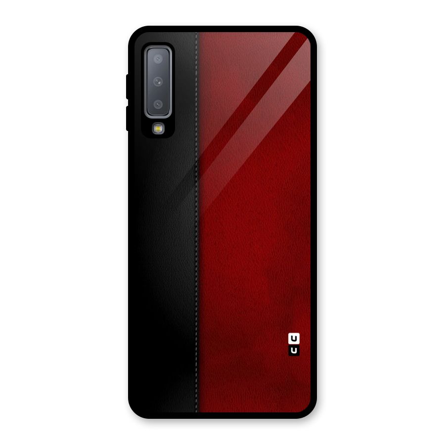 Elite Shade Design Glass Back Case for Galaxy A7 (2018)