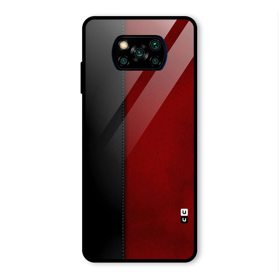 Elite Shade Design Glass Back Case for Poco X3 Pro