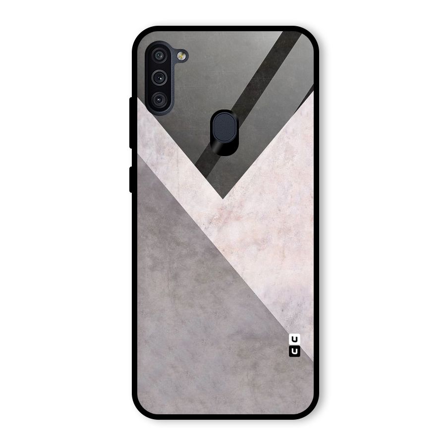 Elitism Shades Glass Back Case for Galaxy M11