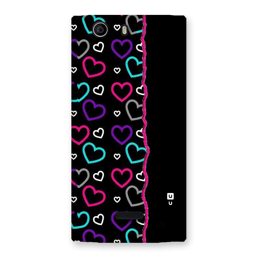 Empty Hearts Back Case for Canvas Nitro 2 E311