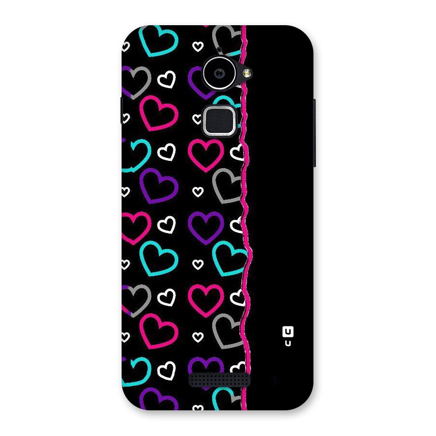 Empty Hearts Back Case for Coolpad Note 3 Lite