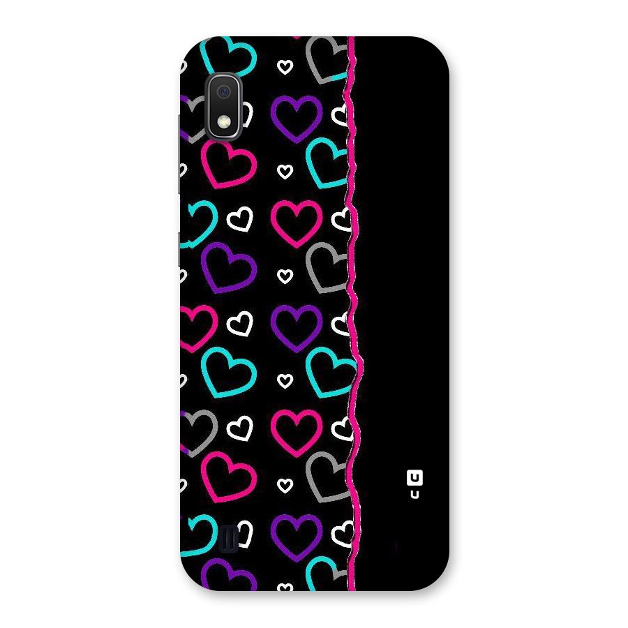Empty Hearts Back Case for Galaxy A10