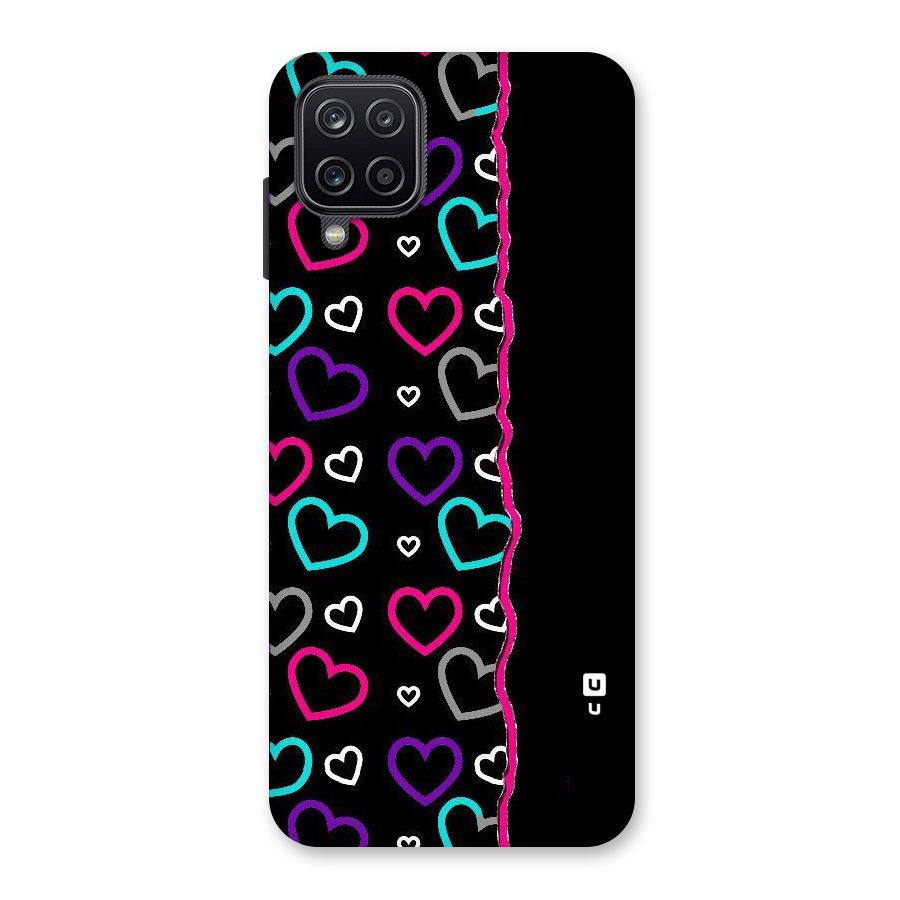 Empty Hearts Back Case for Galaxy A12