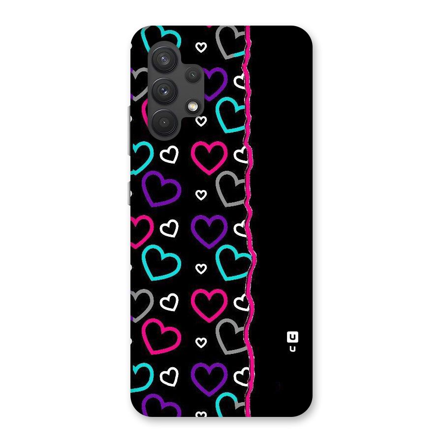 Empty Hearts Back Case for Galaxy A32