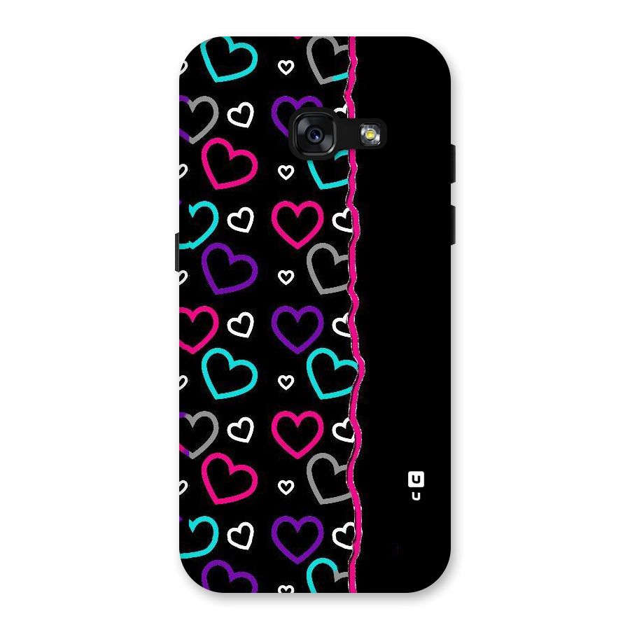 Empty Hearts Back Case for Galaxy A3 (2017)