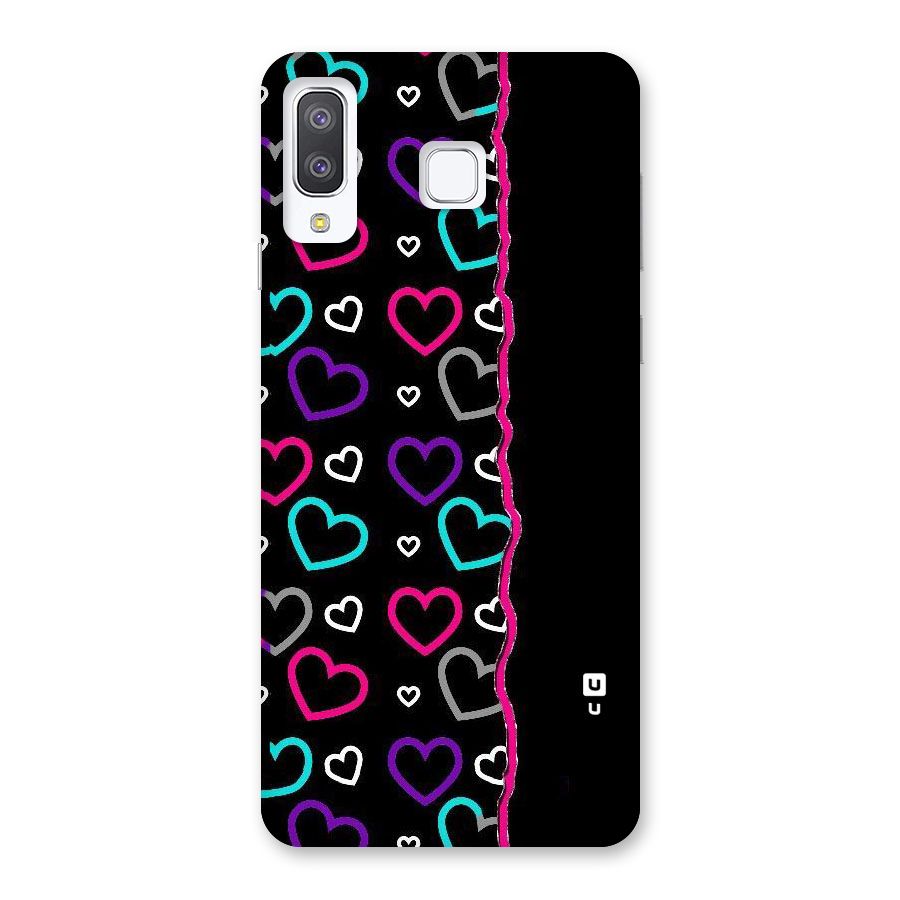 Empty Hearts Back Case for Galaxy A8 Star