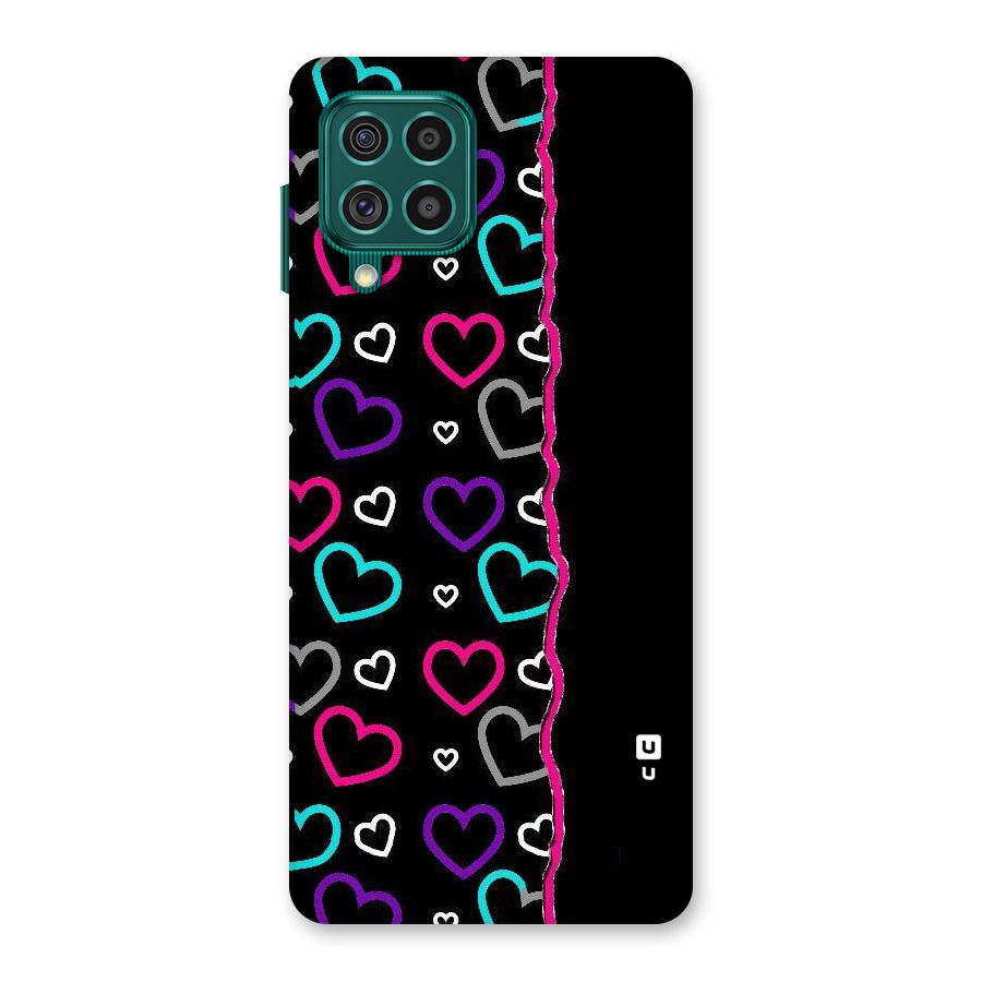 Empty Hearts Back Case for Galaxy F62