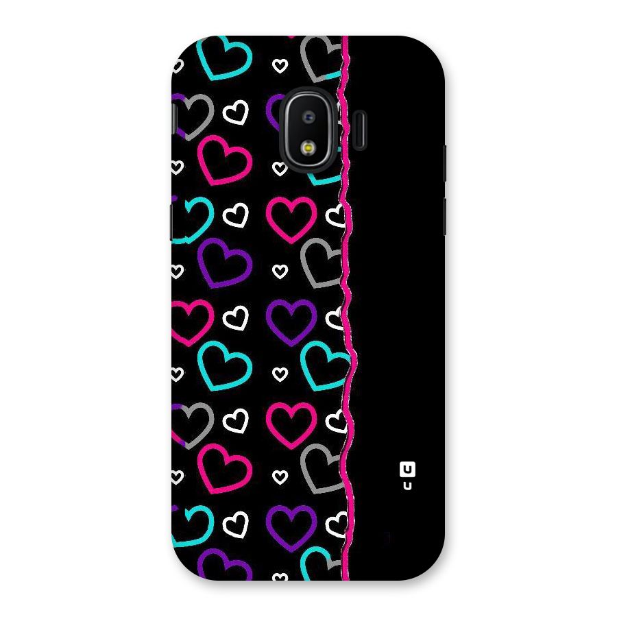 Empty Hearts Back Case for Galaxy J2 Pro 2018