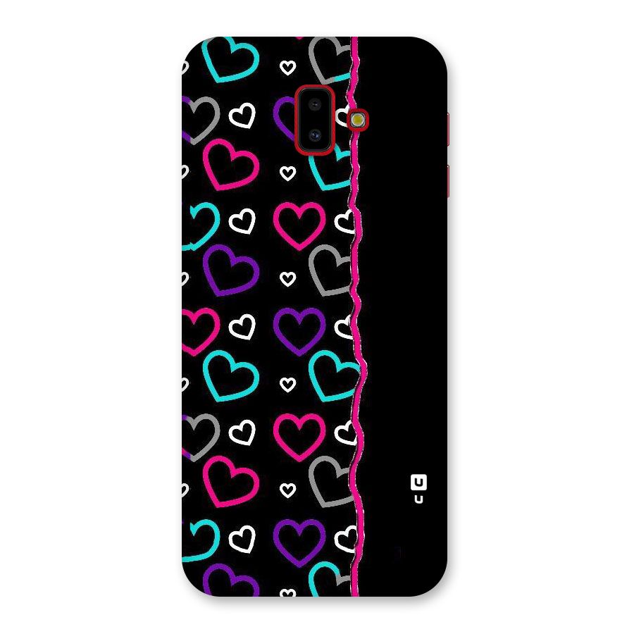 Empty Hearts Back Case for Galaxy J6 Plus