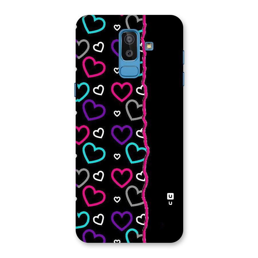 Empty Hearts Back Case for Galaxy J8