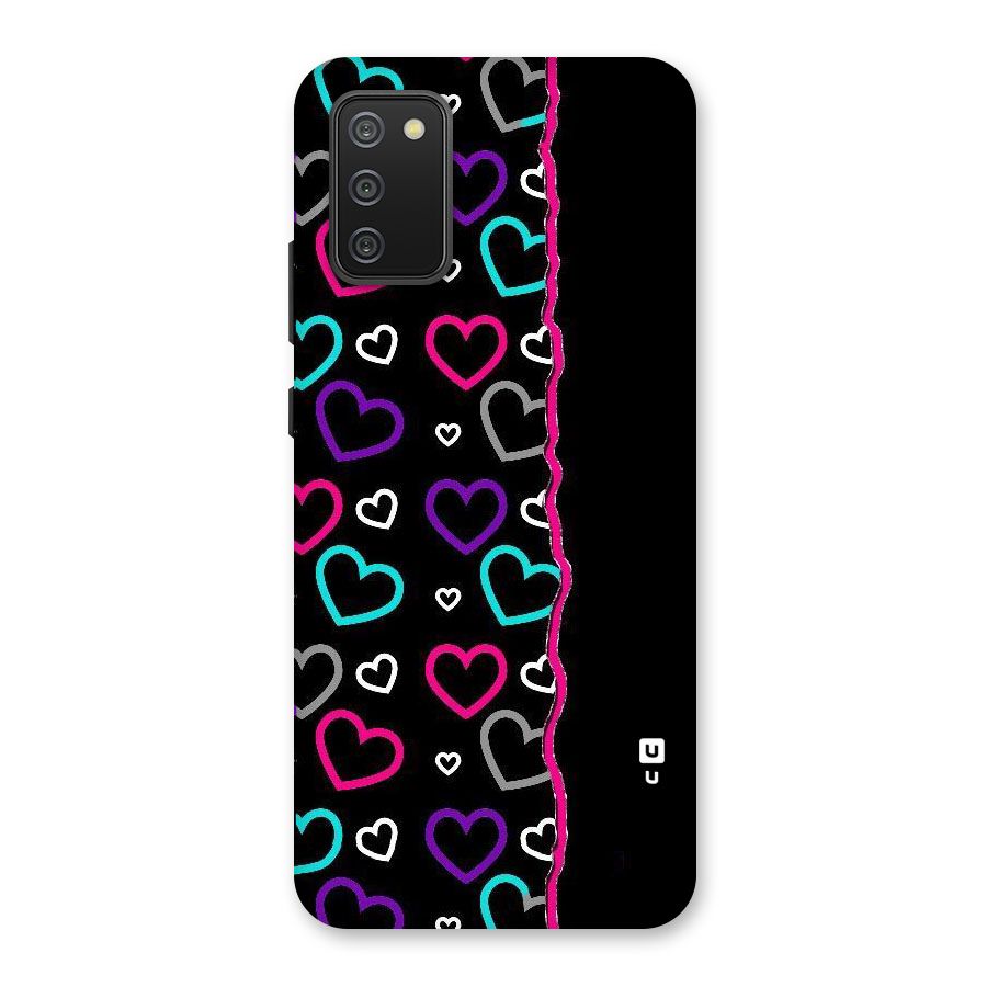 Empty Hearts Back Case for Galaxy M02s
