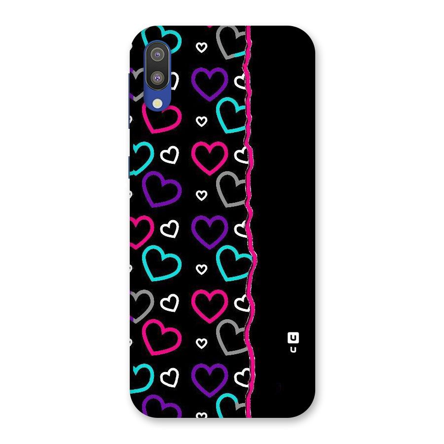 Empty Hearts Back Case for Galaxy M10