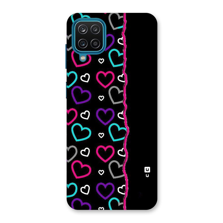 Empty Hearts Back Case for Galaxy M12