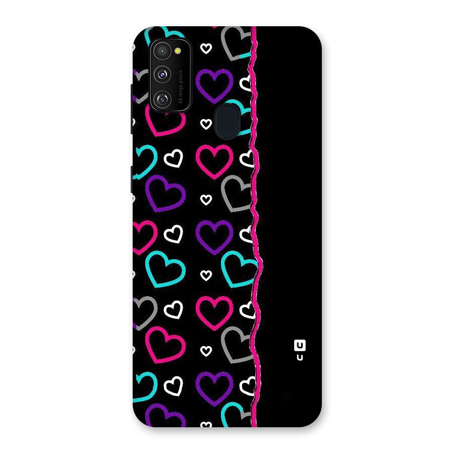 Empty Hearts Back Case for Galaxy M30s