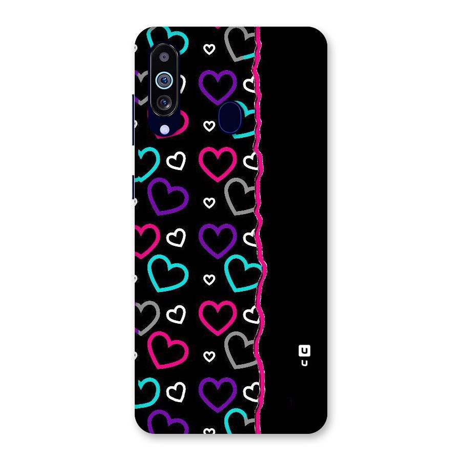 Empty Hearts Back Case for Galaxy M40