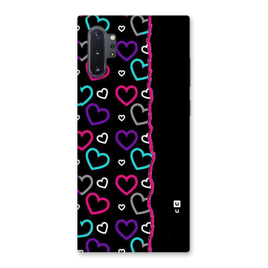 Empty Hearts Back Case for Galaxy Note 10 Plus