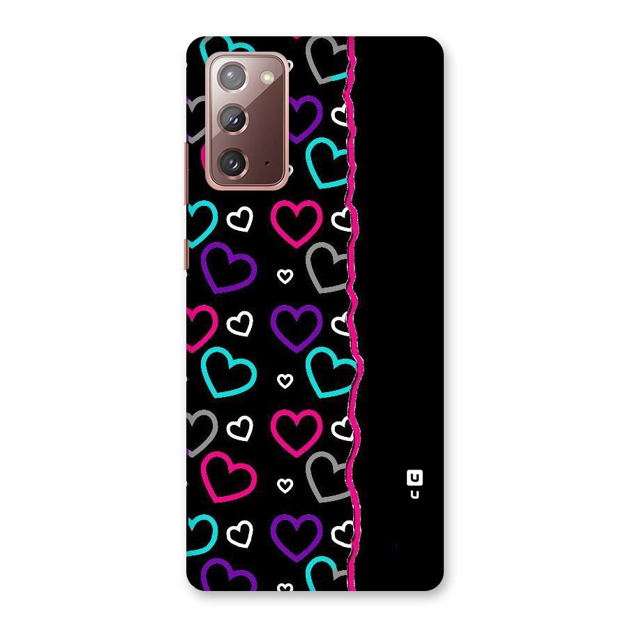 Empty Hearts Back Case for Galaxy Note 20