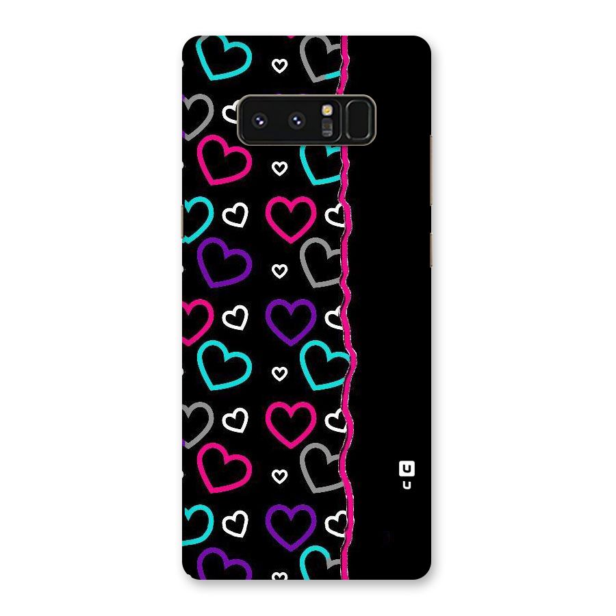 Empty Hearts Back Case for Galaxy Note 8