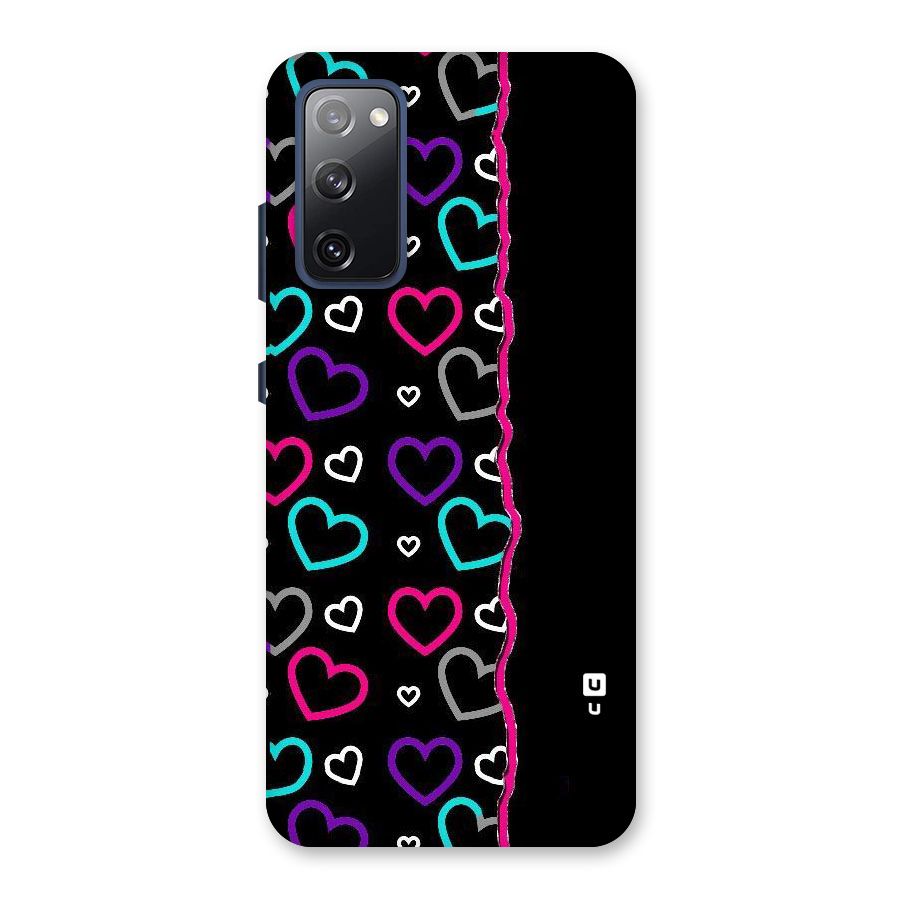 Empty Hearts Back Case for Galaxy S20 FE