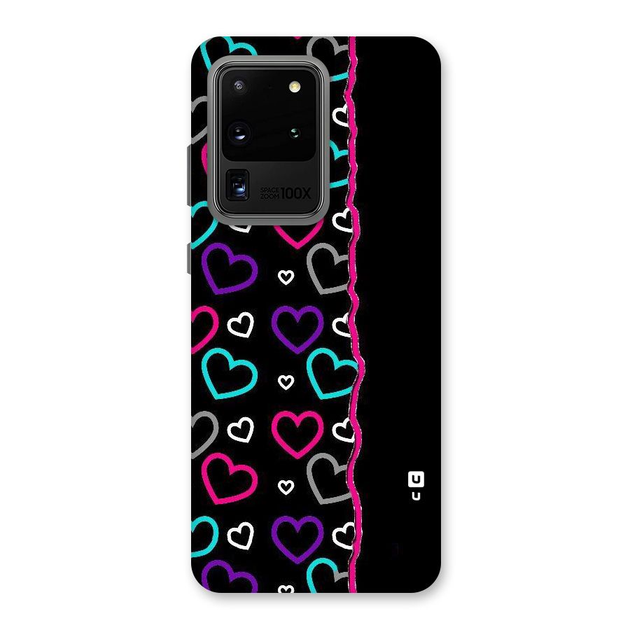 Empty Hearts Back Case for Galaxy S20 Ultra