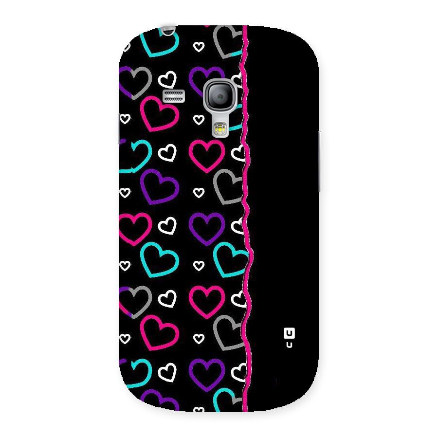Empty Hearts Back Case for Galaxy S3 Mini