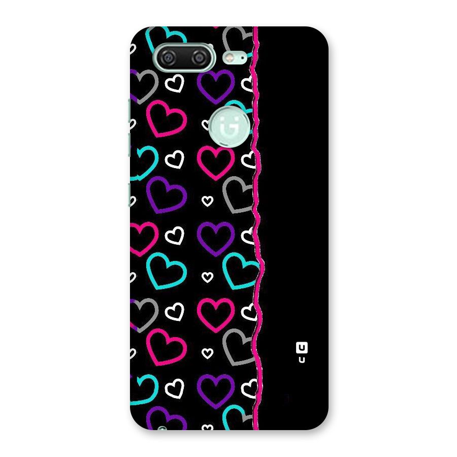 Empty Hearts Back Case for Gionee S10